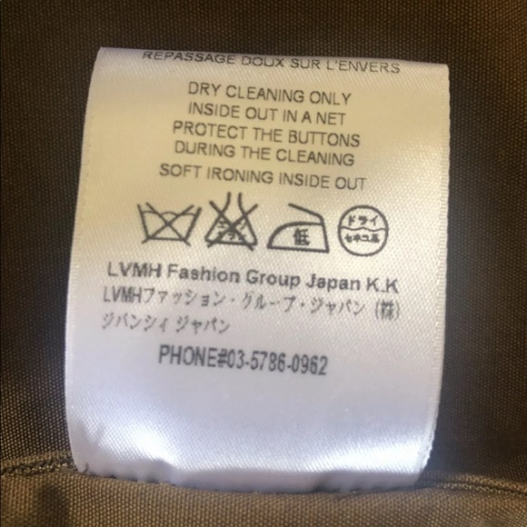 Auth Givenchy Khaki 4G Military Shirt FR 38 US M - Picture 8 of 8